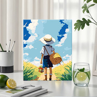 Peinture par numéros personnalisée DIY Image Peinture acrylique Photo Dessin Toile Coloriage Cadeau Wall Art Home Decor Objets décoratifs