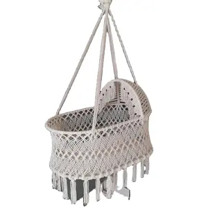 Nôi Võng Em Bé Macrame Tự Nhiên Thân Thiện Với Môi Trường Nôi Em Bé Cho Em Bé Mới Sinh XÍCH ĐU Di Động