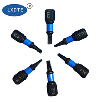 Embout de tournevis à chocs LXD 25 mm PH2 PH1 en acier S2, magnétique, à tige hexagonale, logo OEM personnalisé, prêt à être expédié pour outils électriques