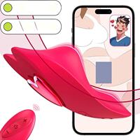 Vibrateur portable télécommandé par application, culotte vibrante pour massage féminin, masturbateur, jouet sexuel pour femmes