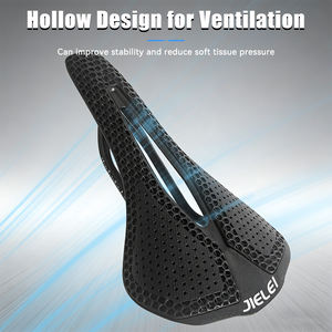 <span class=keywords><strong>Selle</strong></span> de vélo JIELIE en nylon/carbone, impression 3D, service de personnalisation de marque, OEM ODM, coussin de <span class=keywords><strong>selle</strong></span> creux en fibre de carbone - Product Image 2