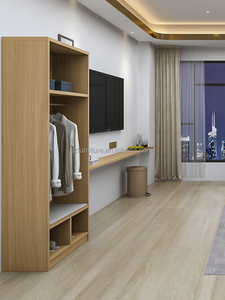 Lit d'hôtel 3 étoiles en gros, personnalisable, simple ou double, avec cadre en bois durable pour projets de mobilier de chambre d'hôtel économique - Product Image 6