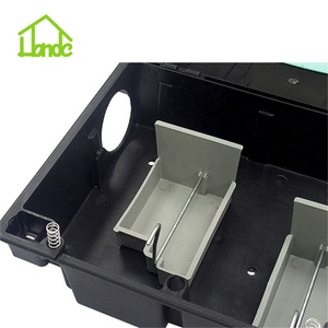 Caja de cebo para roedores de plástico negro sólido para interiores, trampa para estación de cebo para ratas con <span class=keywords><strong>veneno</strong></span> para matar ratones - Product Image 5