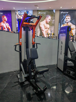 Máquina de remo comercial BRTW con asiento, ajustable, con placas de peso, para entrenamiento de fuerza de espalda, brazos y pecho, equipo de fitness para gimnasio