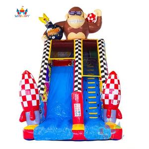 Château gonflable commercial en PVC de haute qualité pour enfants, dôme, toboggan, trampoline aquatique, durable, maison de rebond, divertissement - Product Image 3