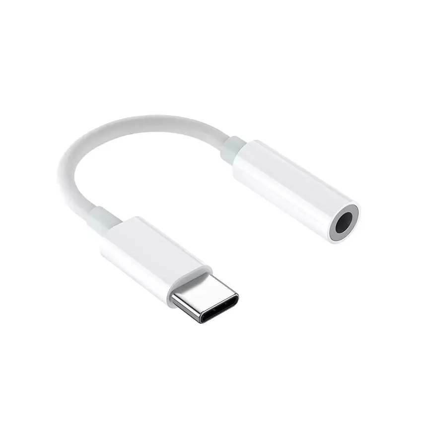 Convertidor USB tipo C a 3,5mm, cable adaptador de Audio Aux de 3,5mm, adaptador de auriculares