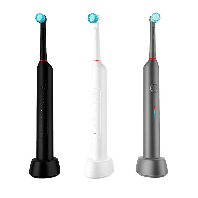 Intelligente rotierende elektrische Zahnbürste für Erwachsene kompatibel mit der Mundpflege B-Bürstenköpfe ultraschall-oscillierende elektrische Zahnbürste