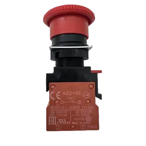 VICKO A22E-M-01 A22-01 SWITCH PUSH SPST-NC 10A 110V Switches Safety Emergency Stop Button Switch