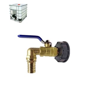 อะแดปเตอร์ IBC S60X6 สำหรับก๊อกน้ำทองเหลืองขนาด 20 มม. 25 มม. สำหรับต่อกับบอลอะแดปเตอร์ IBC ข้อต่อ Hoselock IBC ข้อต่อสำหรับระบายน้ำฝน - Product Image 1
