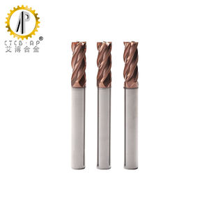 ดอกกัดคาร์ไบด์ CNC แบบปรับแต่งได้ - ดอกกัดปลายแบบกำหนดเองได้ตามความต้องการด้านการกลึงพิเศษ ดอกกัด 4 ฟัน - Product Image 1