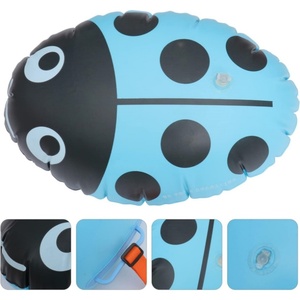 PVC Inflatable Swim Belt <b>Pool</b> Flotation Portable Waist Aid for Adults Adjustable Swimming Training Aid Waist Belt with Buckle - Product Image 4