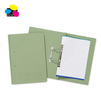 Papel 100% reciclado 1color 2 lados 10pcs por polybag 10 paquetes por ctn FC primavera carpetas de archivo