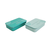 Offre Spéciale Mini boîte en étain coulissante rectangulaire en métal, impression personnalisée pour emballage de bonbons à la menthe