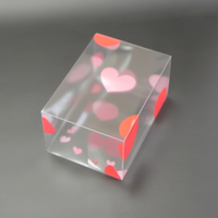 Boîte cosmétique en plastique PET transparent en PVC personnalisée Impression de boîte en plastique PET transparent pour produit cosmétique de soin de la peau