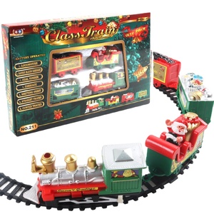 Nouveau Mini-<span class=keywords><strong>Train</strong></span> de <span class=keywords><strong>Noël</strong></span> <span class=keywords><strong>Électrique</strong></span> Lumineux et Musical, Cadeau pour Enfants du Nouvel An - Product Image 2
