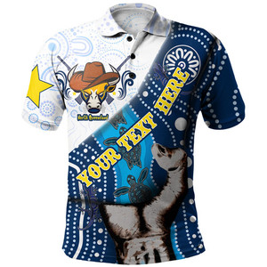 Polo inspirado en los aborígenes-Camisas diseñadas para personalización de <span class=keywords><strong>pueblos</strong></span> indígenas y sol Camisa informal directa de fábrica al por mayor - Product Image 4