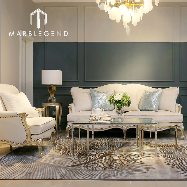 Custom Luxury Home Furniture Sofa Set Furniture Living Room Modern Luxury White Sofa king Bedroom Set Luxury Room Furniture