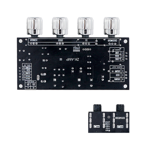 ZK-AMP DSP <strong>Karaoke</strong> Preamp Board 8-26VDC Hi-Fi Reverb <strong>Mixer</strong> With Echo 3D Effects Dual 6.35mm Mic Input - Product Image 5