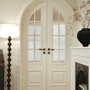 Porte d'Ingresso Principali in Legno Massello di Alta Qualità per Case Residenziali, Stile Francese - Product Image 3