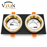Spot LED encastré réglable pour plafond, forme ronde et carrée, 3W 5W 7W, lampe de plafond intérieure