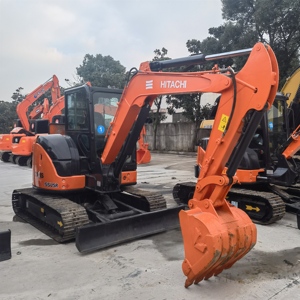Excavadora de cadenas Hitachi ZX55 de segunda mano, modelo 2020, 5.5 toneladas, alta rentabilidad, en oferta: Zx55usr-5a, Zx60u, Zx75ur, Zx55ur, Zx17u - Product Image 1