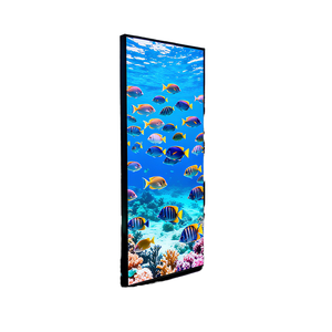 P1.25 P1.8 P2.5 Aluminum Custom Advertising <b>Stand</b> Screen 4K HDR10 Built-in CMS Wifi <b>Control</b> Portable Foldable LED Poster Display - Product Image 1
