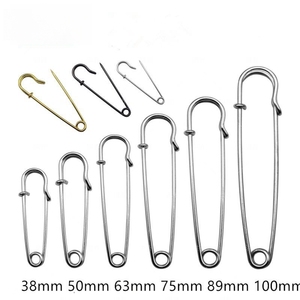 Gran oferta, pantalones gruesos <span class=keywords><strong>con</strong></span> pasador de seguridad grande para la cintura, broche antideslizante pequeño, aguja de hebilla dura súper gruesa - Product Image 2
