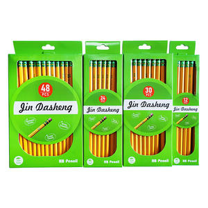 Crayons en bois hexagonaux HB de marque <span class=keywords><strong>Sentance</strong></span> modèle 1183, vert, 14,5 cm, mine noire, sérigraphie, école primaire, vente en gros - Product Image 5