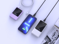 Banque d'alimentation de chargeur portable haute capacité 5000mAh/10000mAh Affichage LED 22.5W banque d'alimentation de secours pour téléphone