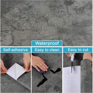 วอลเปเปอร์ลายคอนกรีตหรูหรา ORON DECO แบบม้วน ติดผนังได้เอง ไม่ต้องใช้กาว ตกแต่งบ้าน - Product Image 2