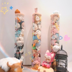 Custom Transparent PET Doll Plush Toy High Quality Waterproof and Dustproof Storage <b>Box</b> - Product Image 2