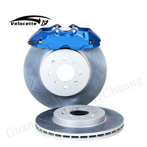Venta al por mayor pinza de freno pinza azul disco de 4 ollas 285mm llantas delanteras de 15 pulgadas 4 agujeros para Honda Civic <span class=keywords><strong>Crv</strong></span> Fit Jazz 2017 2019 2020 - Product Image 4