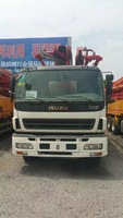 Pompe à béton diesel Putzmeister d'occasion montée sur camion 38m-52m, modèle 2012, 12m/h, à vendre