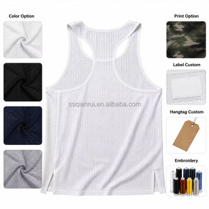 Débardeur de sport léger et écologique pour <span class=keywords><strong>homme</strong></span>, perforé, à séchage rapide, respirant, pour la gym, le fitness, la course et l'entraînement - Product Image 6