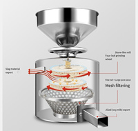 Machine à fabriquer du beurre de cacahuètes en acier inoxydable, moulin à cacahuètes multifonctionnel commercial