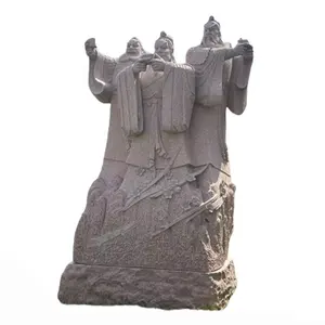 Shengye Taoyuan Sanjieyi Liu Bei Guan Yu Zhang Fei Standbeeld Oud Karakter Sculptuur Van Romantiek Van De Drie Koninkrijken