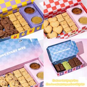 Boîte à <span class=keywords><strong>poulet</strong></span> frit pliable et recyclable avec logo personnalisé, boîte en papier pour biscuits avec compartiment intérieur pour sauce, compartiment pour <span class=keywords><strong>charcuterie</strong></span> - Product Image 4