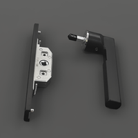 Accessoires de quincaillerie en aluminium de haute qualité Système d'inclinaison et de rotation pour fenêtre à battant en aluminium