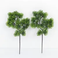 30Pcs Artificial Pine Branches-Fake Greenery Plants Pine Sprigs-Faux Pine  Leaves Picks for DIY Garland Crafts Christmas Embellishing and Home Garden