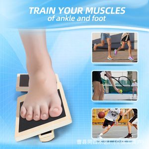 Estirador de pies de madera para yoga, barra de equilibrio antideslizante para ballet, estiramiento de tobillos y entrenamiento de fuerza - Product Image 5