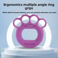 Renforceur de préhension en silicone AOLEI avec éléments métalliques, exerciceur portable pour avant-bras et doigts, pour l'entraînement musculaire et le soulagement du stress