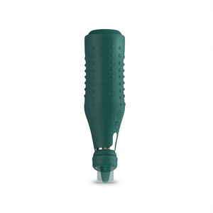 Vibrador de Doble Cabeza Edya, Simulación Eléctrica AV, Verde Oscuro, Resistente al Agua, Juguete de Bienestar Sexual - Product Image 1