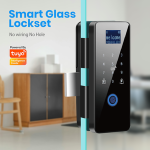 Serrure intelligente de sécurité USB biométrique G02 pour le renforcement de la porte de bureau avec reconnaissance d'empreintes digitales Contrôle d'accès à la porte en verre - Product Image 4