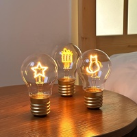 Ampoules LED rechargeables Edison USB pour décoration de jardin, fête, désherbage, Noël, veilleuses de remplacement pour la maison