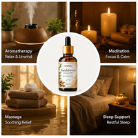 Huile essentielle de bois de santal 100% pure et naturelle, qualité aromathérapie premium pour diffuseur, soin de la peau, massage