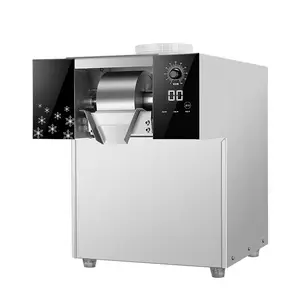 Máquina de gelo Bingso com display digital de 110V de alta qualidade, máquina de gelo para beber, flores e neve