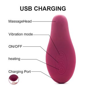 Massageador 2 em 1 para amamentação alimentar, dupla vibração aquecimento - Product Image 3