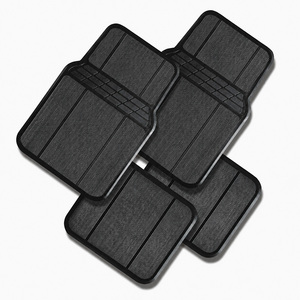 <span class=keywords><strong>Tapis</strong></span> de sol universels en <span class=keywords><strong>caoutchouc</strong></span> pour <span class=keywords><strong>voiture</strong></span>, lot de 4 pièces, personnalisables avec logo, adaptés à la plupart des voitures, SUV, camions et fourgonnettes - Product Image 1