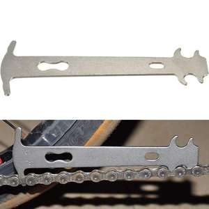 Jauge d'usure de chaîne de vélo en acier au carbone pour réparation, inspection et remplacement de vélos de route et de VTT - Product Image 2