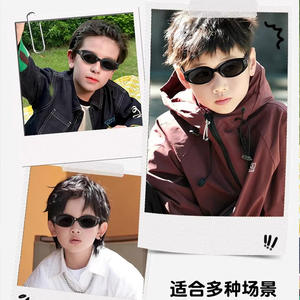 Lunettes de soleil œil de chat tendance 2036, monture noire, protection UV400, unisexe, pour voyages et soirées - Product Image 2